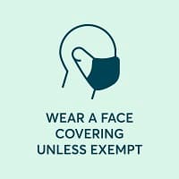 wear a face covering when onboard and in the station