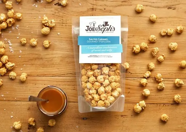 Joe & Seph's salted caramel gourmet popcorn