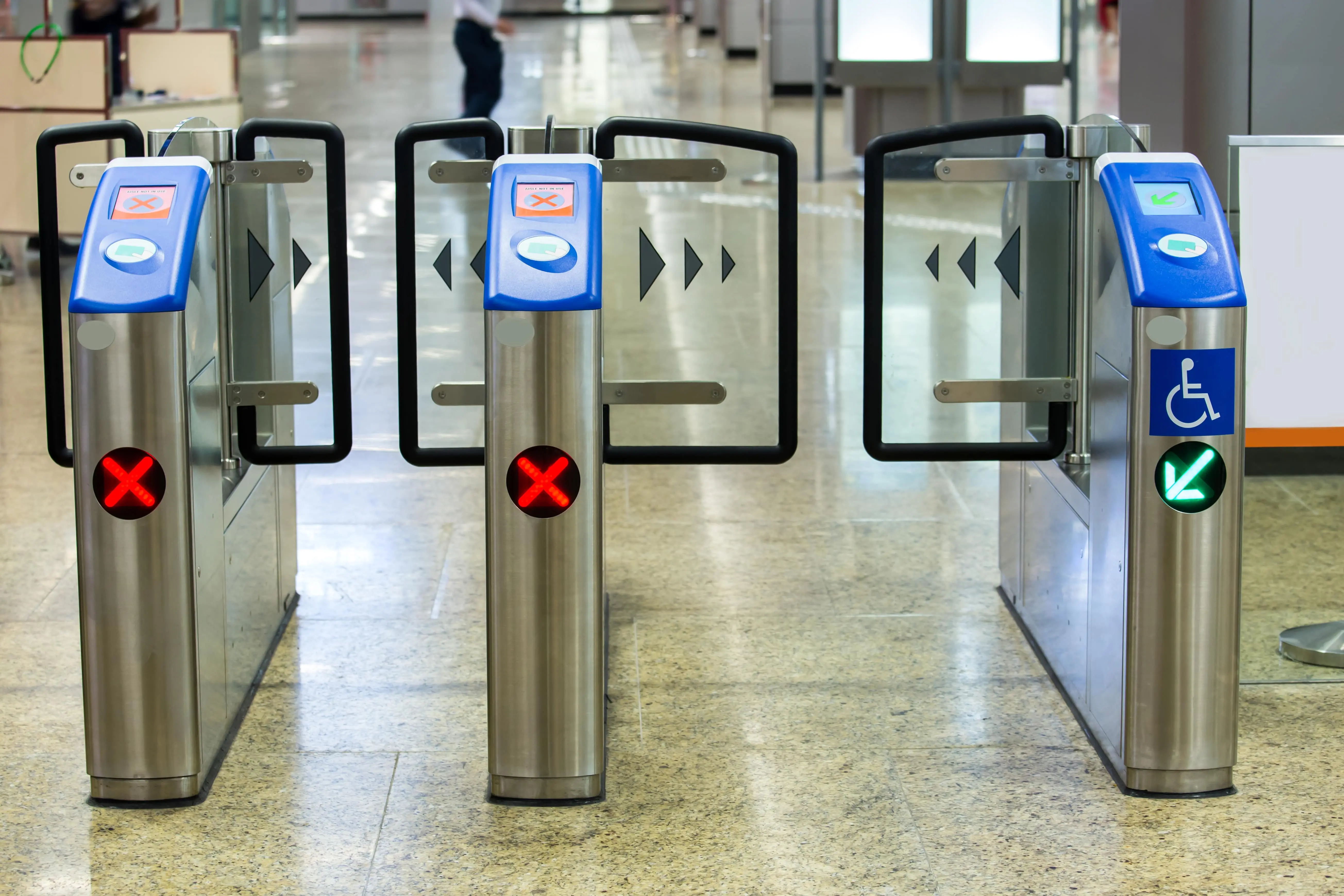 A wheelchair-friendly entrance to a metro station